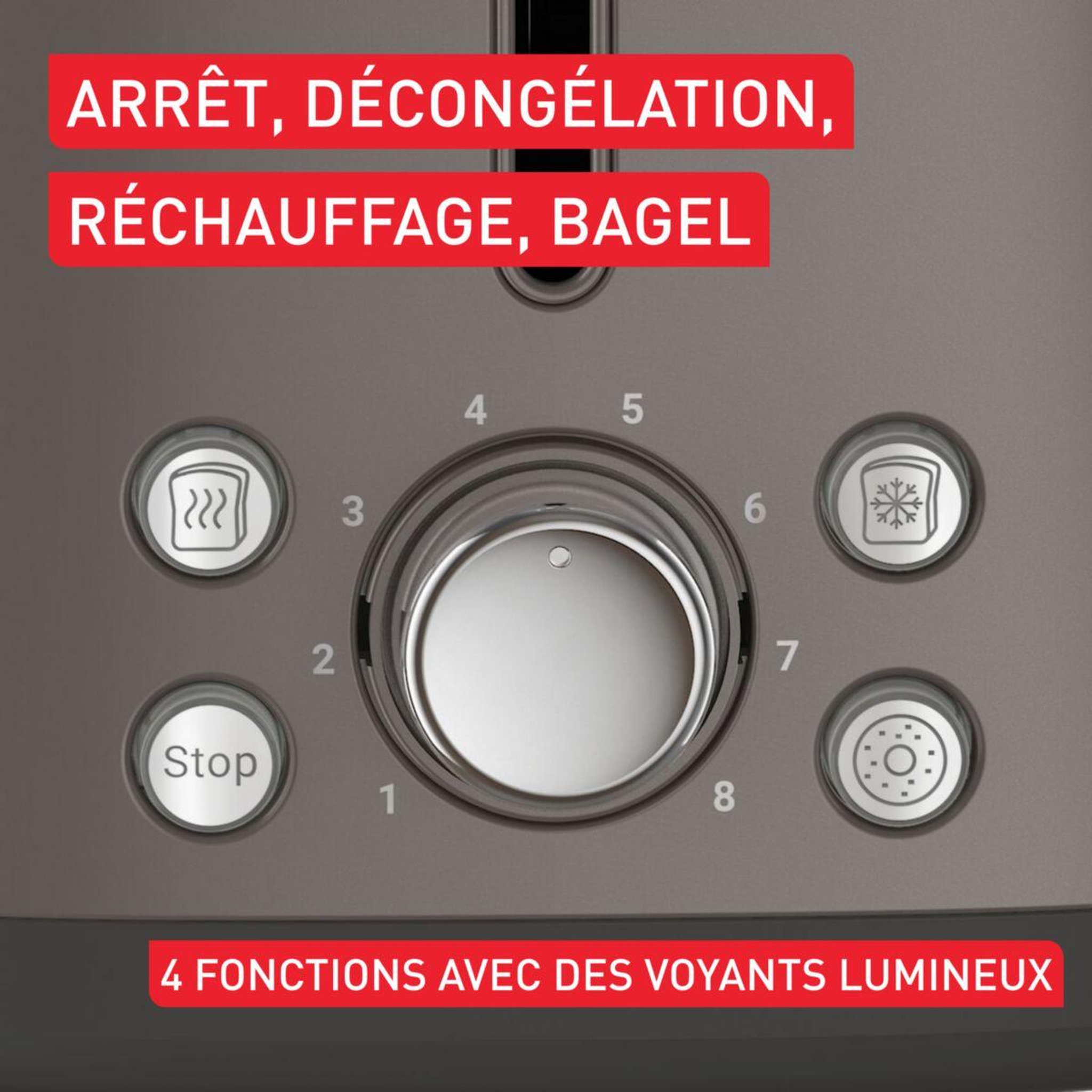 Voir la diapositive 5 : TEFAL Grille-pain collection tt720ee0