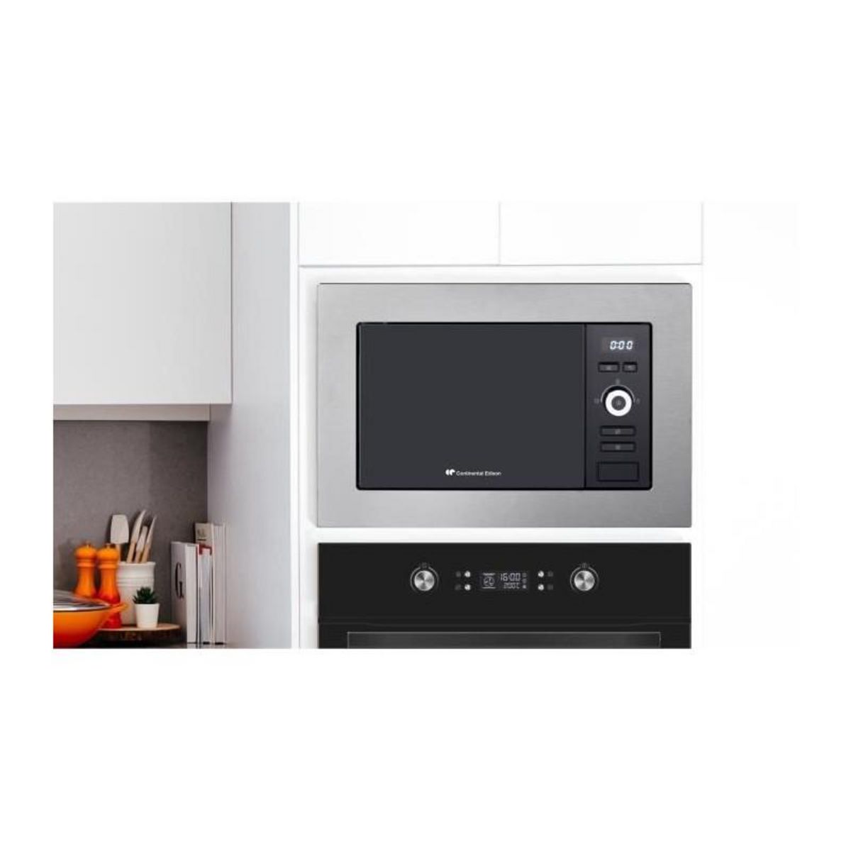 CONTINENTAL EDISON Micro-ondes pose libre 20L CONTINENTAL EDISON, CEMO20IXEG