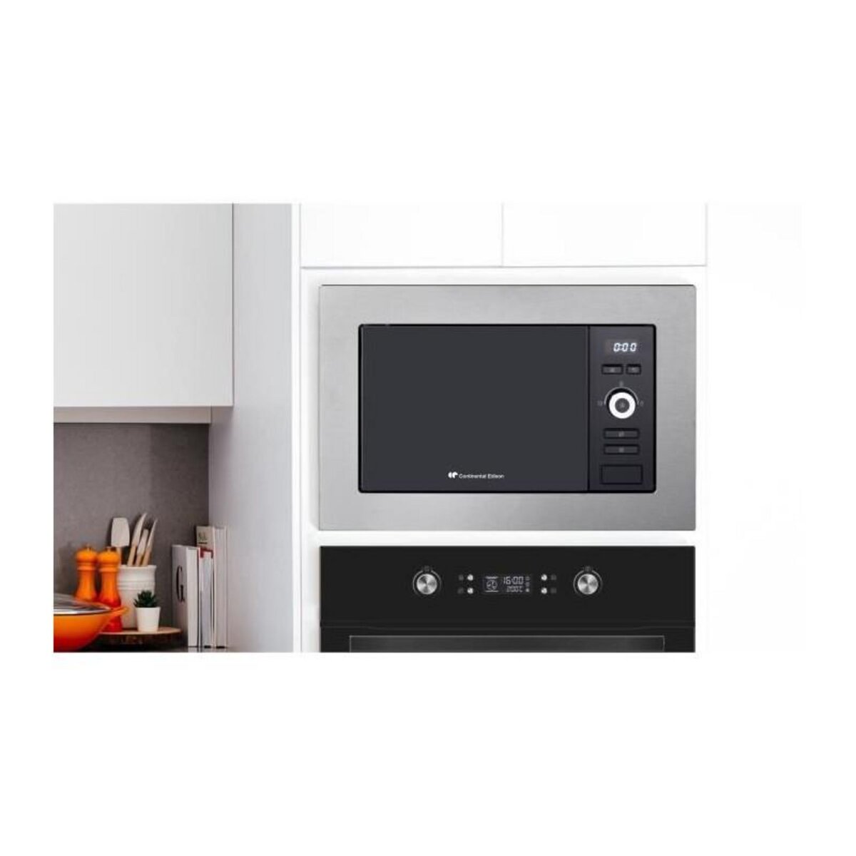 CONTINENTAL EDISON Micro-ondes pose libre 20L CONTINENTAL EDISON, CEMO20IXEG