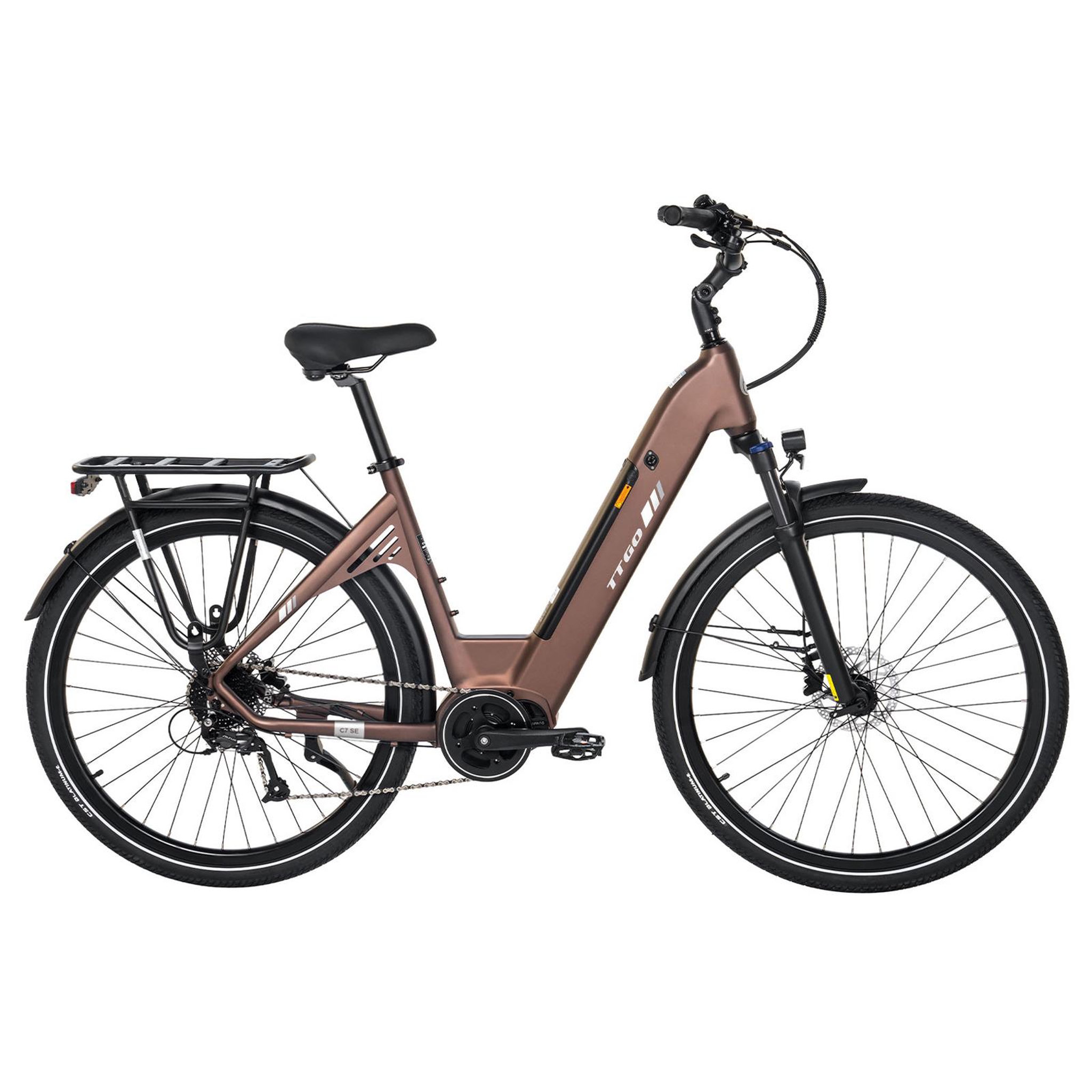 Voir la diapositive 3 : TTGO Vélo électrique TTGO C7 SE 28  à moteur central
