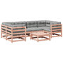 Voir la diapositive 2 : VIDAXL Salon de jardin 7 pcs et coussins bois massif sapin de douglas