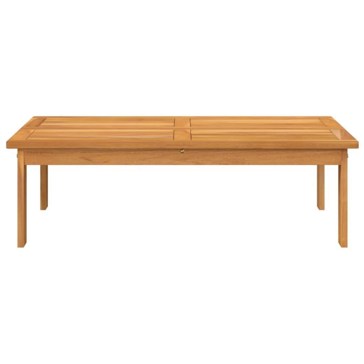 VIDAXL Table de jardin 100x60x30 cm bois d'acacia solide