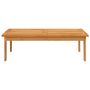 Voir la diapositive 3 : VIDAXL Table de jardin 100x60x30 cm bois d'acacia solide