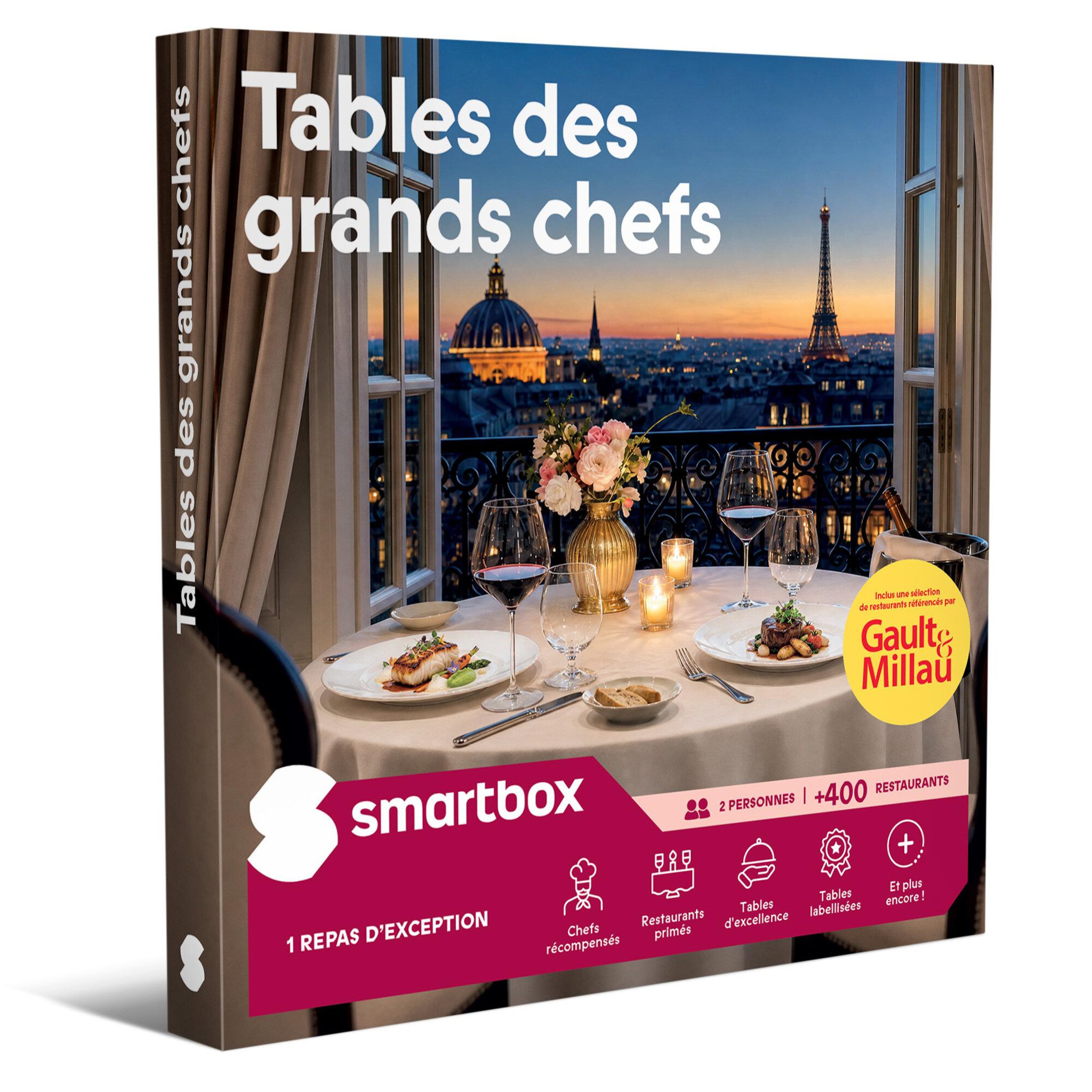 Smartbox Tables des grands chefs - coffret cadeau gastronomie