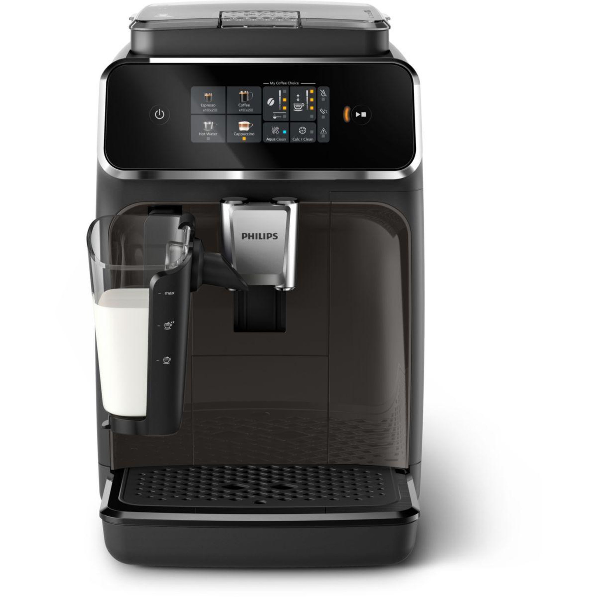 Voir la diapositive 2 : Philips Expresso broyeur ep2334/10 machine à café à grain silent brew série 2300 lattego
