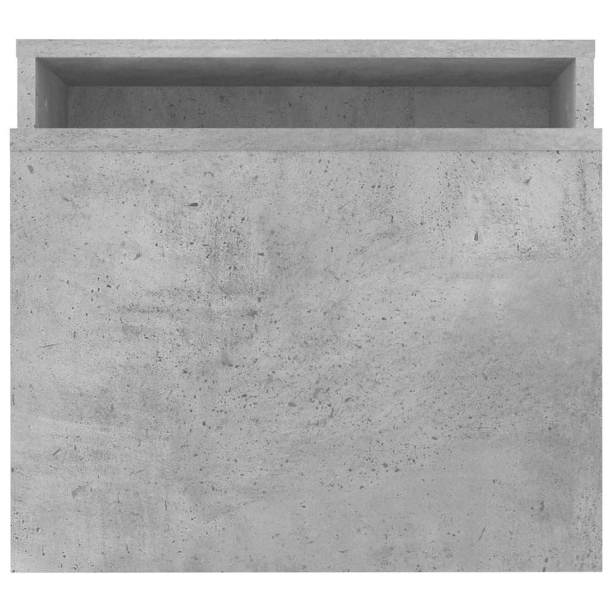 VIDAXL Ensemble de table basse Gris beton 100x48x40 cm Bois ingenierie