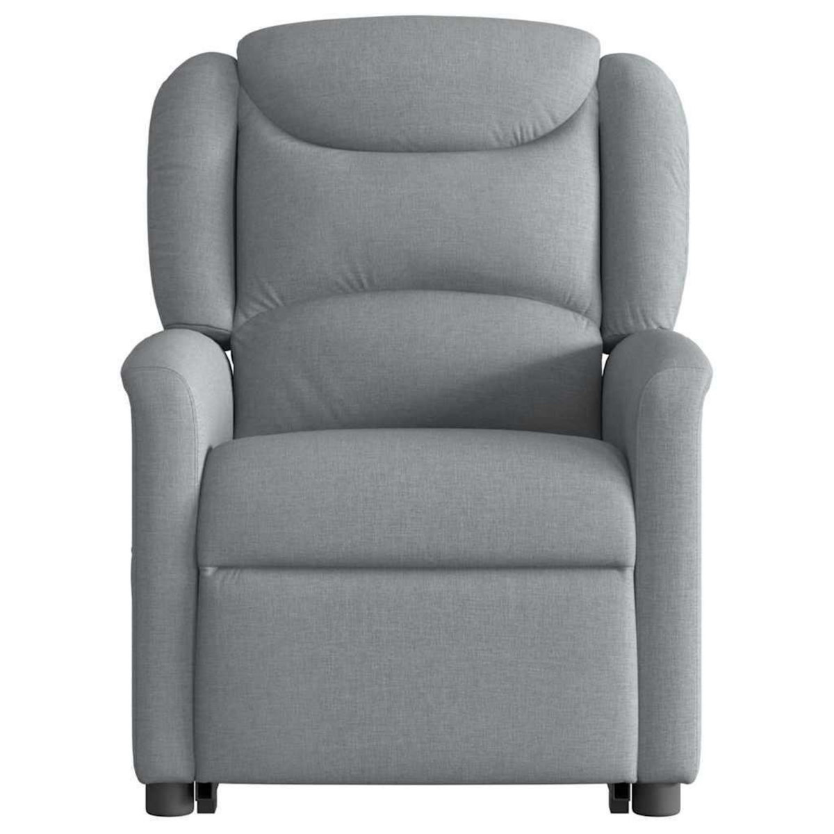 VIDAXL Fauteuil inclinable electrique gris clair tissu