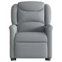 Voir la diapositive 5 : VIDAXL Fauteuil inclinable electrique gris clair tissu