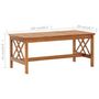 Voir la diapositive 6 : VIDAXL Salon de jardin 4 pcs avec coussins Bois d'acacia solide