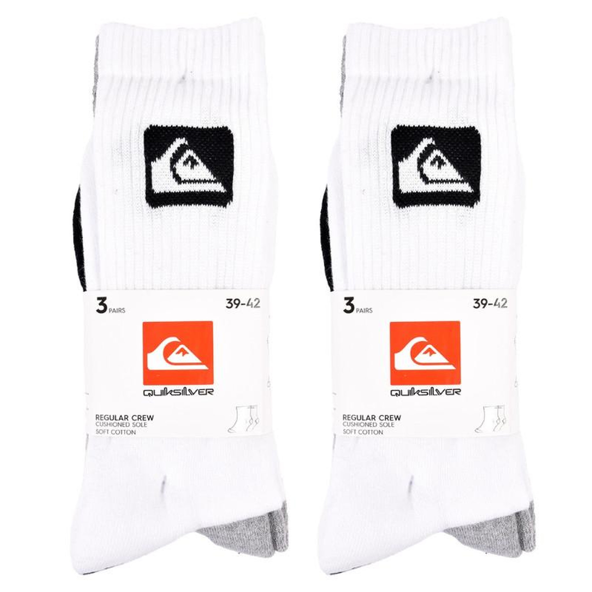 Voir la diapositive 4 : QUIKSILVER Chaussettes QUIKSILVER CUSHIONED CREW