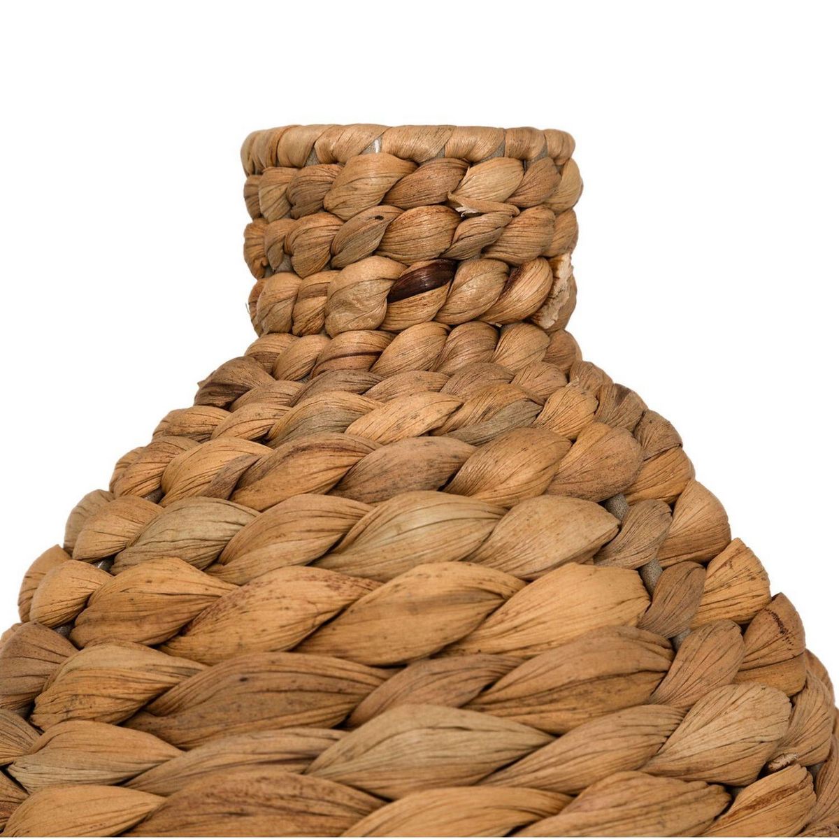 ATMOSPHERA Vase en jacinthe d'eau PERCY - H. 57 cm - Marron