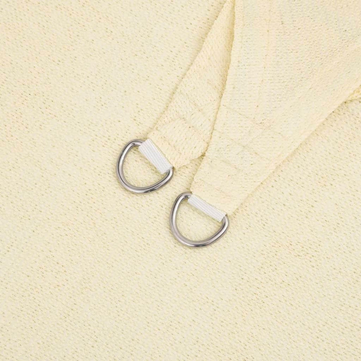 VIDAXL Voile d'ombrage 160 g/m^2 Creme 2x2,5 m PEHD