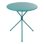 Paris Prix Table de Jardin en Métal  Tripod  72cm Turquoise