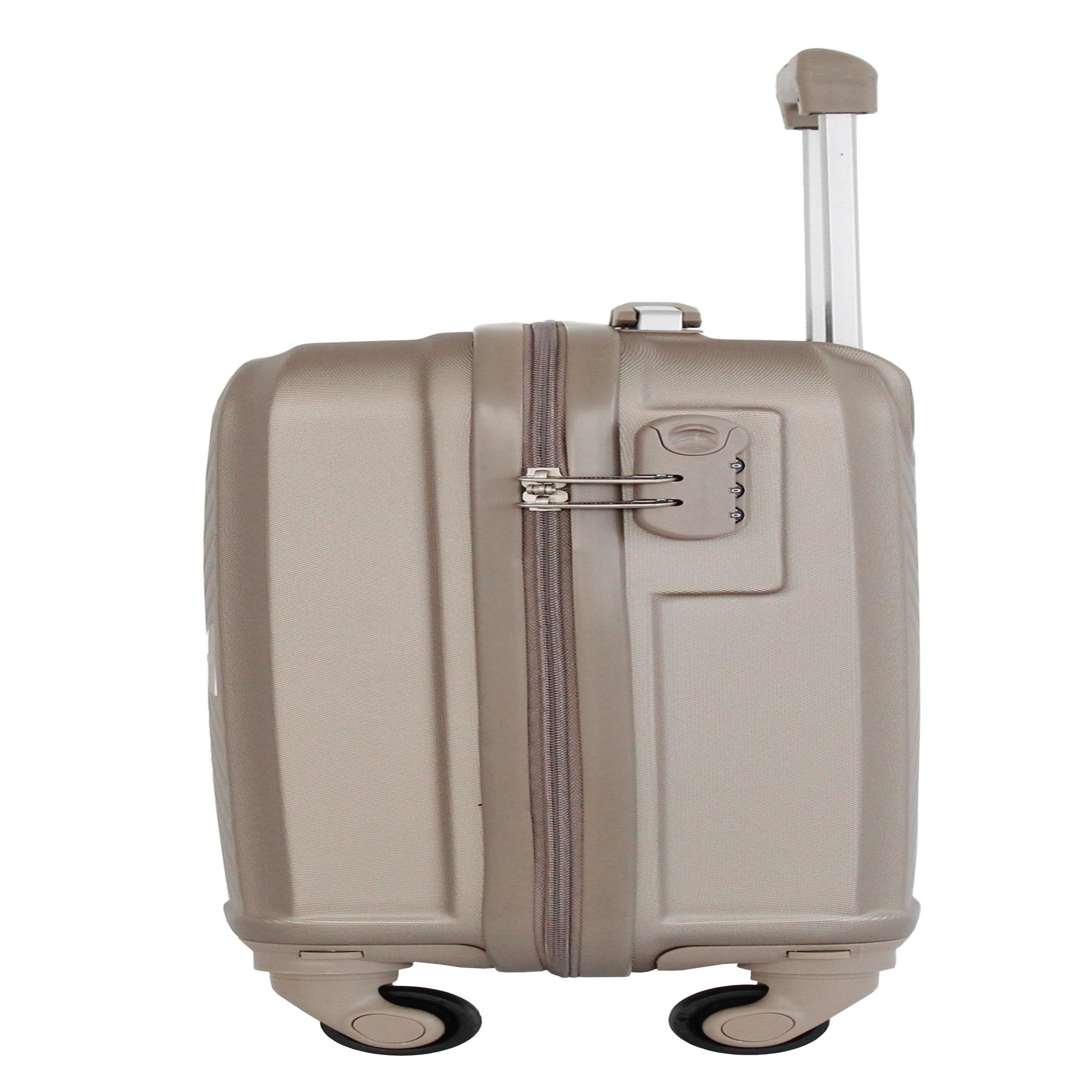 Voir la diapositive 3 : Alistair Valise Cabine 50 cm et Vanity XS Alistair - Collection Iron - 4 roues - ABS ultra résistant