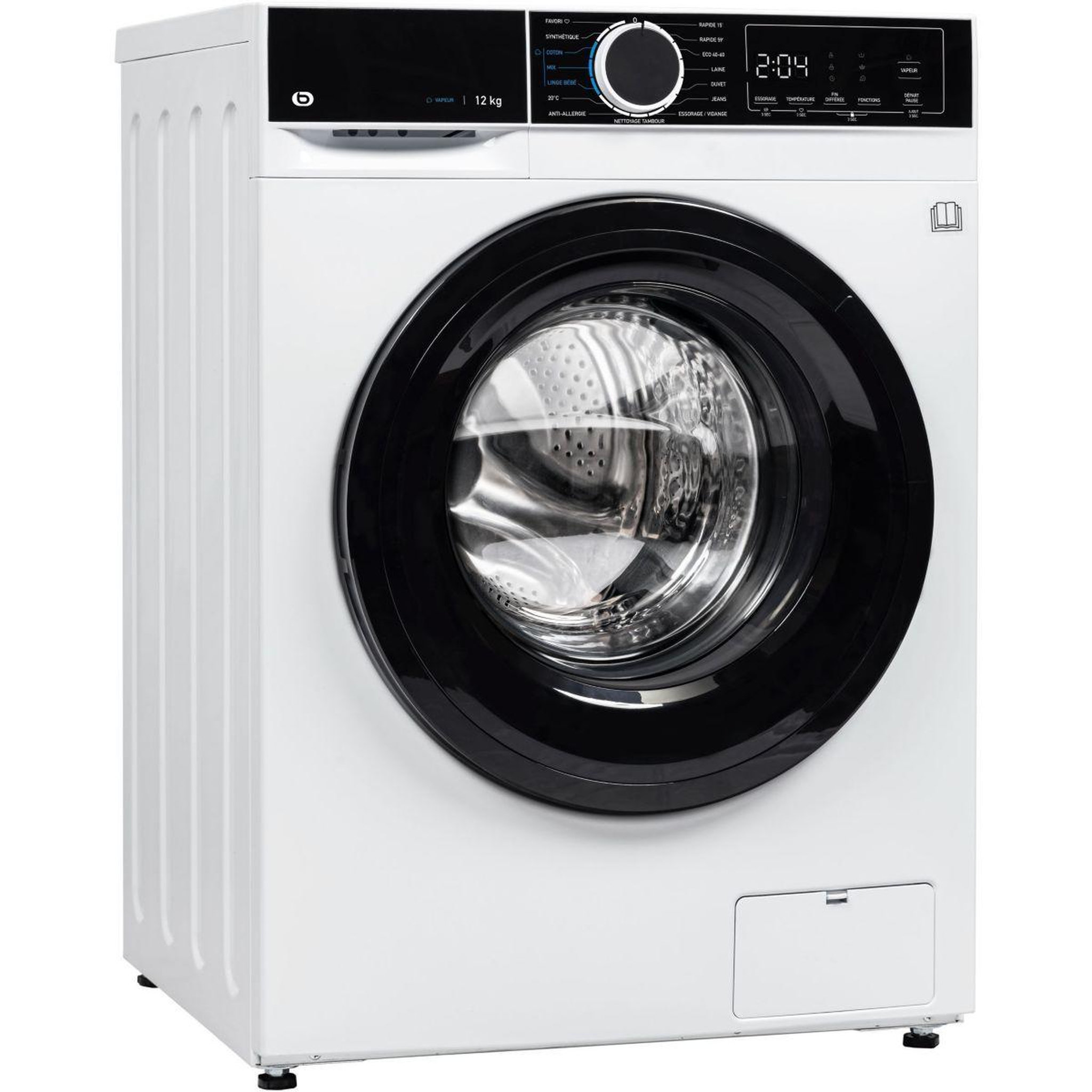 Voir la diapositive 2 : ESSENTIEL B Lave linge hublot elf1214-3b