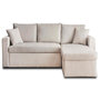 Voir la diapositive 1 : BEST MOBILIER Cyrus - canapé d'angle réversible 4 places - convertible avec coffre - en velours côtelé