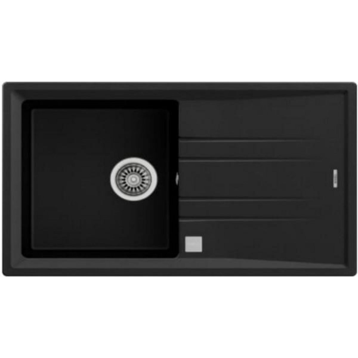 TEKA Évier simple Teka STONE 50BTG Noir