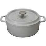 Invicta Cocotte ronde en fonte d'aluminium 32cm gris - PUV402322