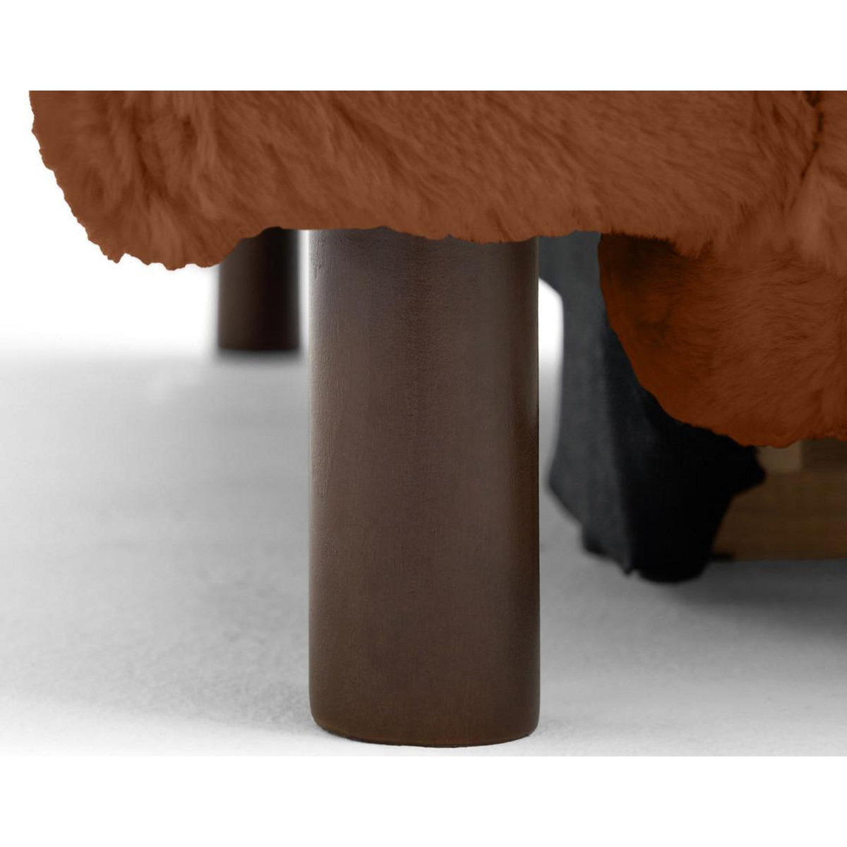 LISA DESIGN Jake - canapé d'angle droit 5 places convertible en fausse fourrure