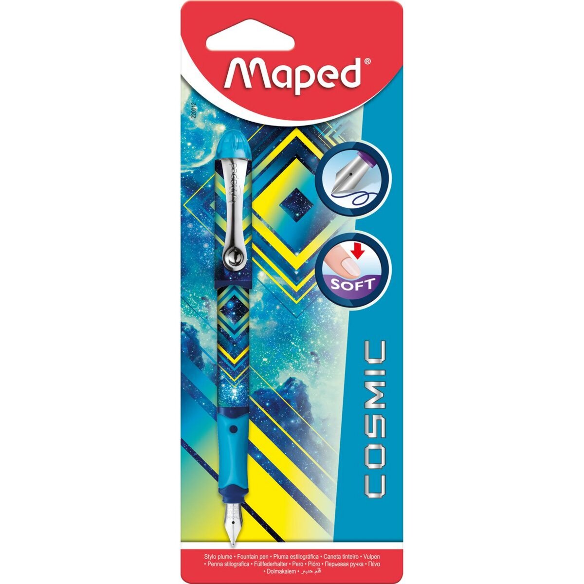 MAPED Stylo Plume Cosmic Soft bleu