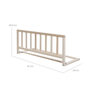 Voir la diapositive 3 : Roba Barriere de Lit 90 cm - ROBA - Protection Anti-Chute Sûre pour Bébés et Enfants - de 18 Mois a 5 Ans - Montage Facile - Bois