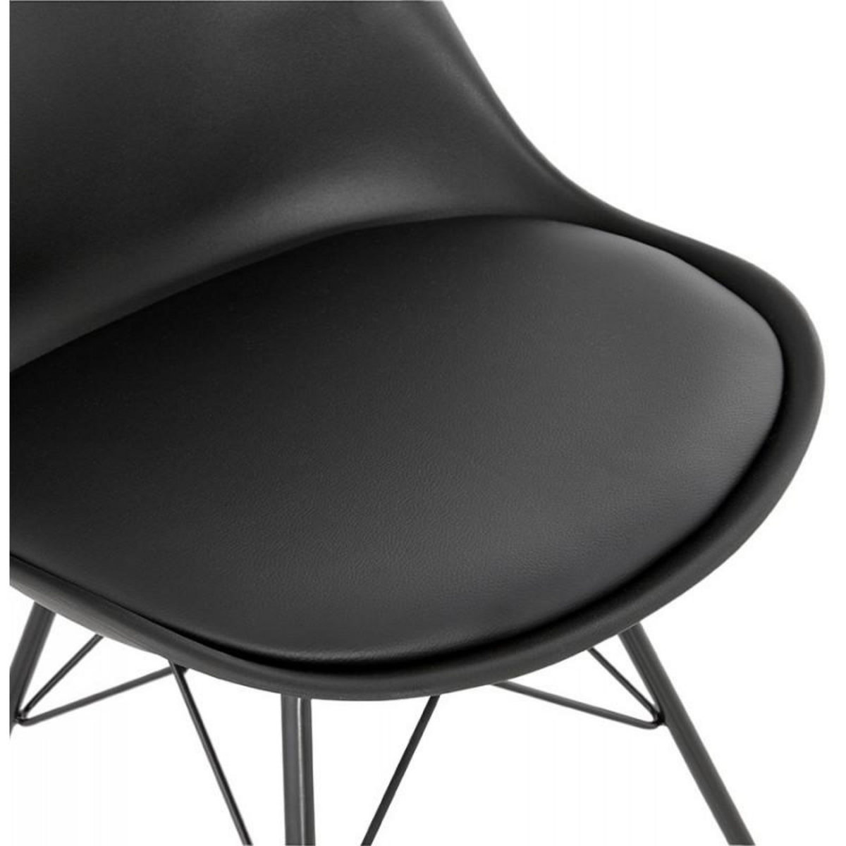 Paris Prix Chaise Design  Tripoli  83cm Noir