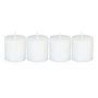Voir la diapositive 1 : COMPTOIR DE LA BOUGIE Lot de 4 Bougies Votives  Rustic  4,5cm Blanc
