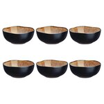 BJORN Bol IRIS Ø16,5cm - 6 pièces - Marron sauvage