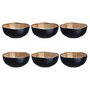 Voir la diapositive 1 : BJORN Bol IRIS Ø16,5cm - 6 pièces - Marron sauvage