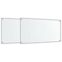 Voir la diapositive 2 : VIDAXL Dosserets de cuisine 2 pcs transparent 80x60 cm verre trempé