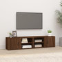 Voir la diapositive 1 : VIDAXL Meubles TV 2 pcs Chene marron 80x31,5x36 cm Bois d'ingenierie