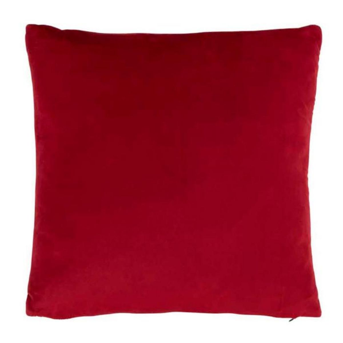 Paris Prix Coussin Déco  Glaçon  45x45cm Rouge & Blanc