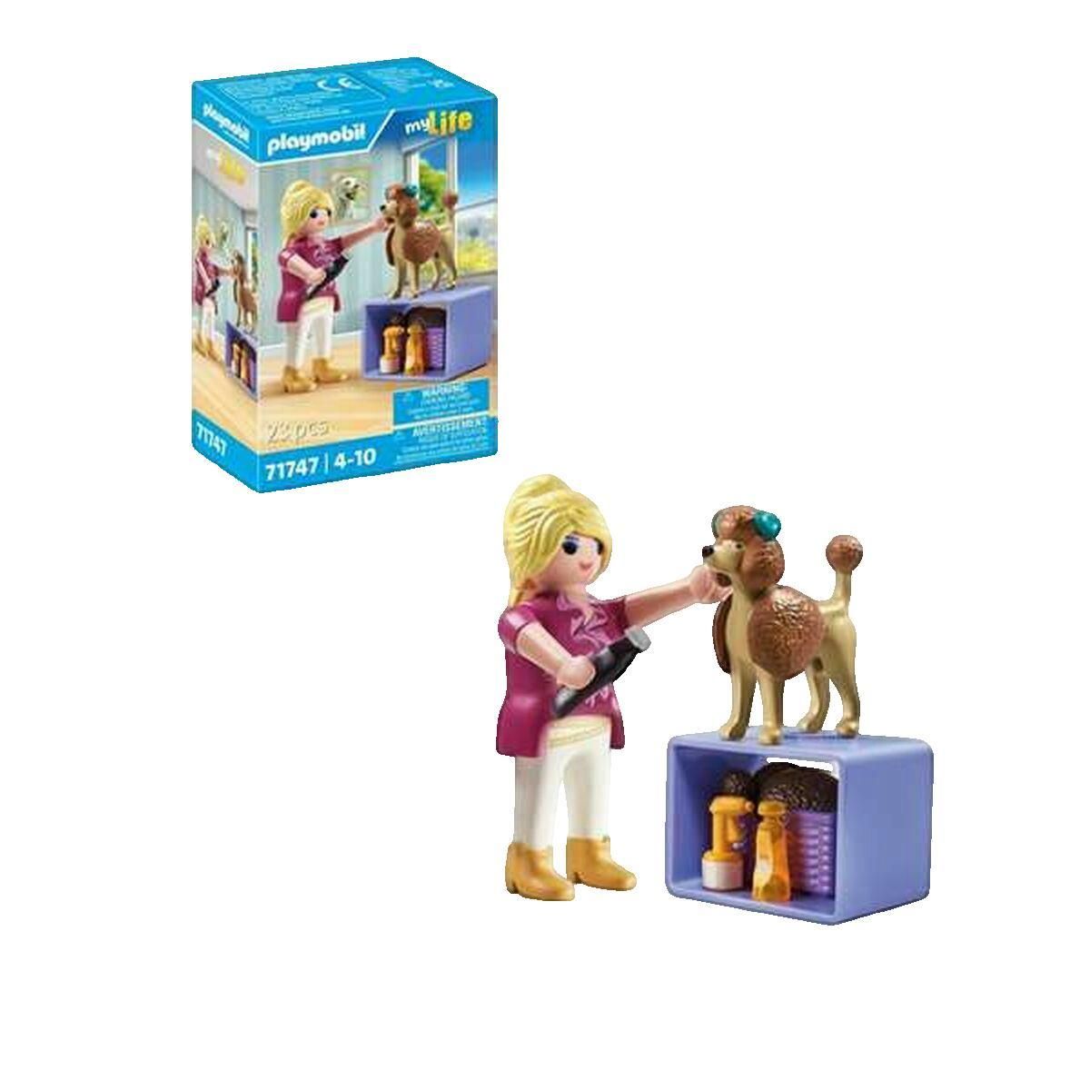 PLAYMOBIL 71747 Toiletteuse avec caniche et accessoires