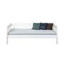 Voir la diapositive 5 : Lit Banquette en bois massif teinté blanc 90x200cm GUSTAVE