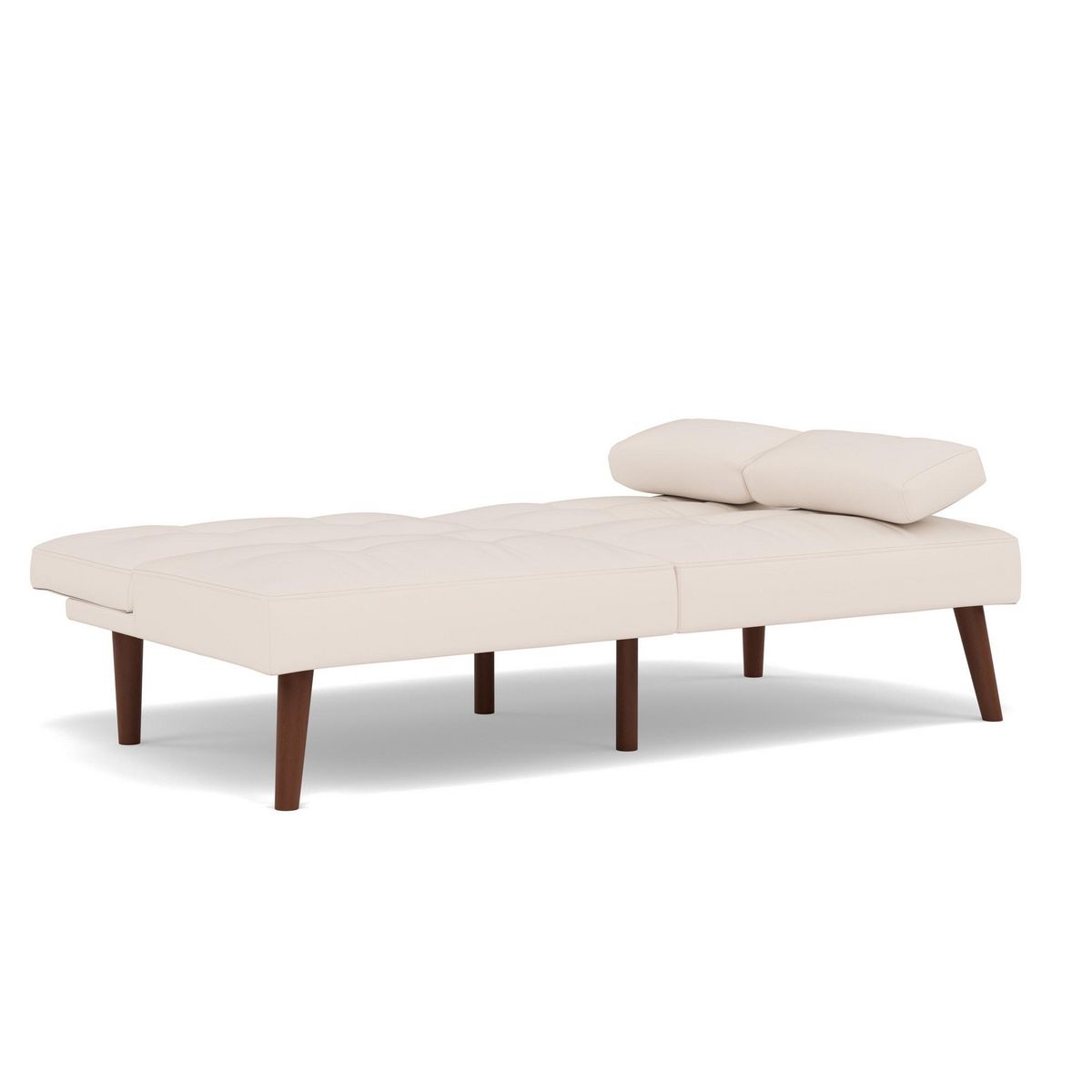 BEST MOBILIER Philae - canapé convertible clic-clac 2 places - en simili