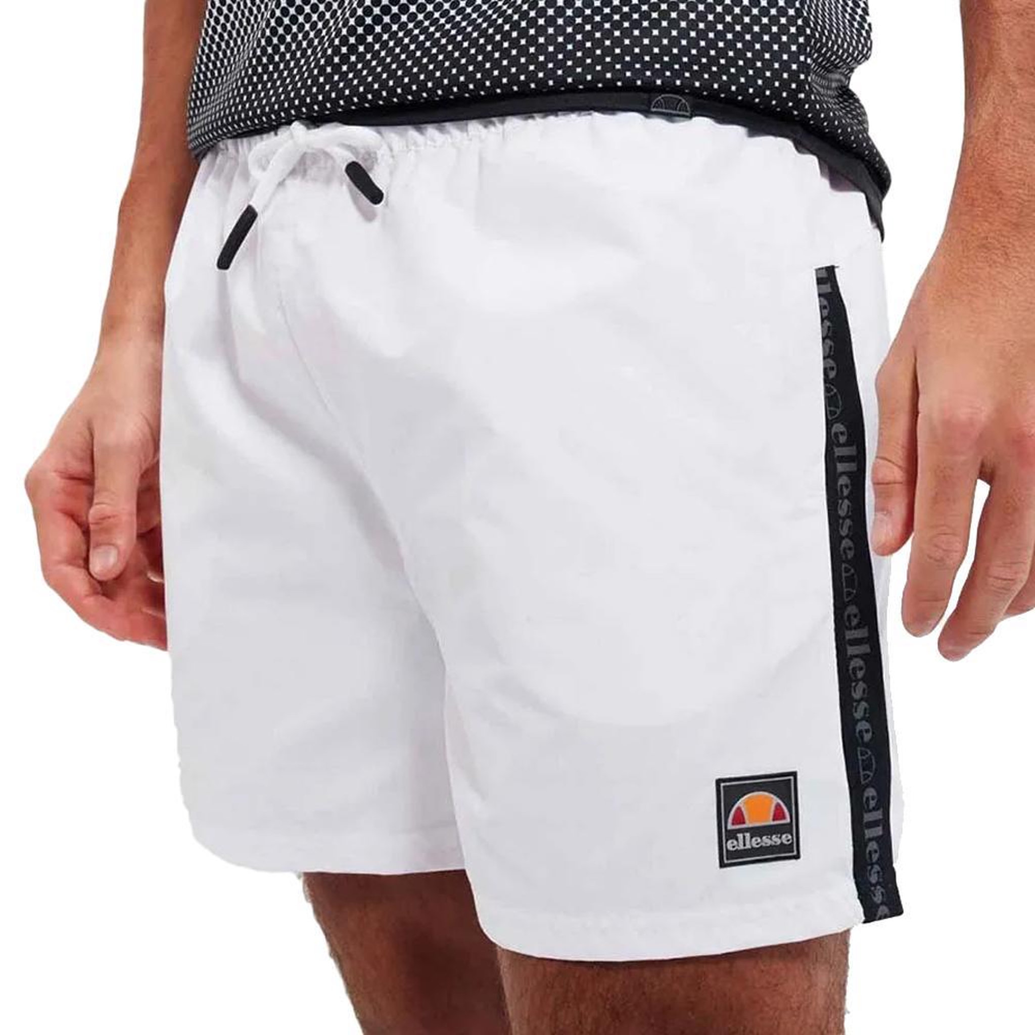ELLESSE Maillot de bain Blanc/Noir Homme Ellesse Marche