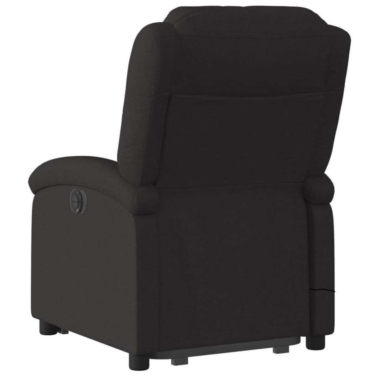 VIDAXL Fauteuil de massage inclinable Noir Tissu