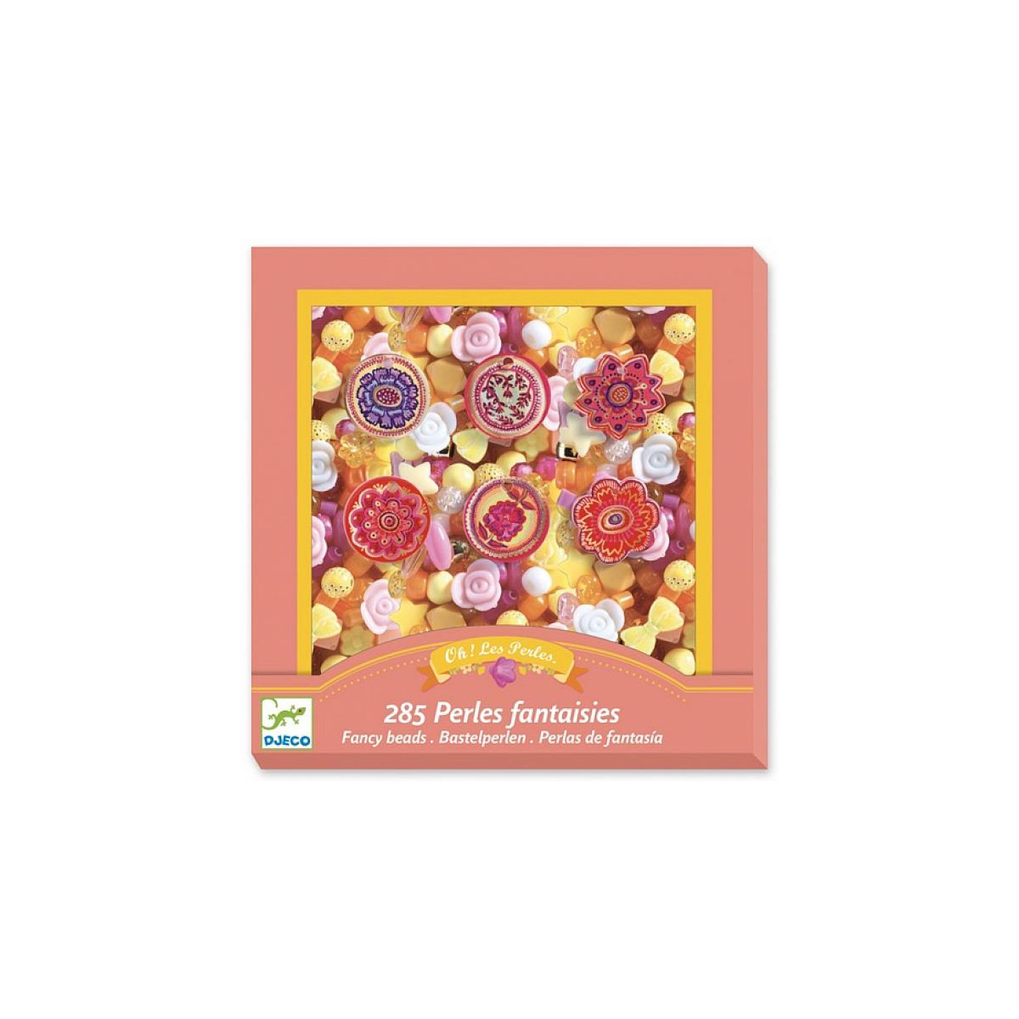 Djeco Perles fantaisies theme fleurs
