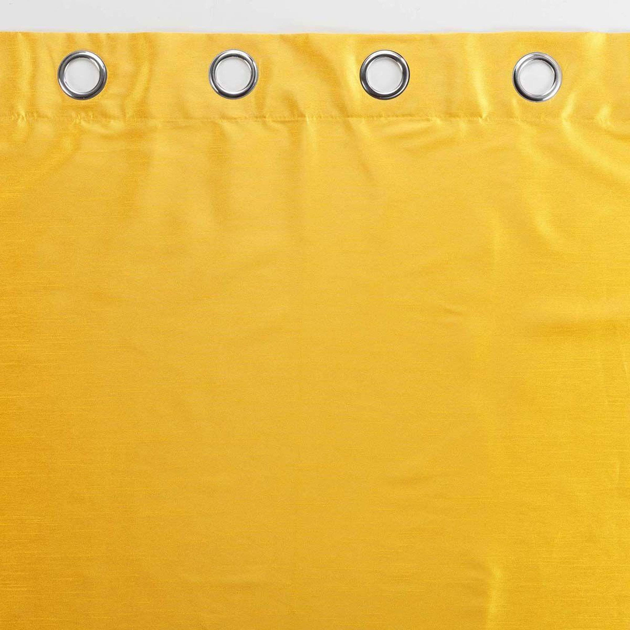 Voir la diapositive 3 : Douceur d'Intérieur Rideau à oeillets  shana  140x240cm moutarde