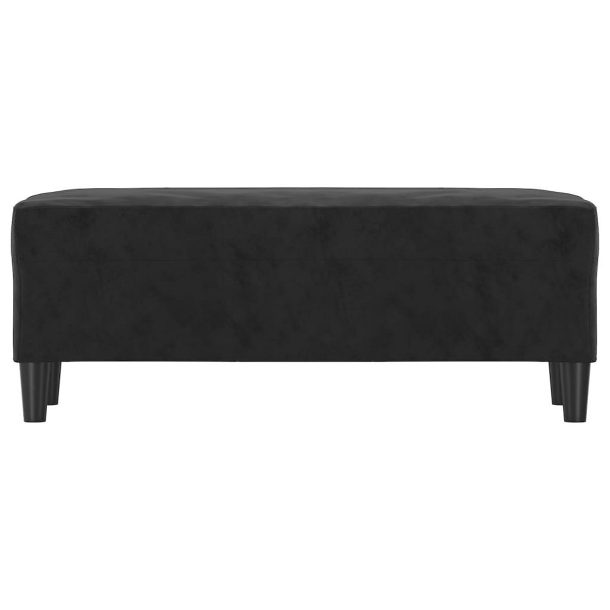 VIDAXL Banc Noir 100x35x41 cm Velours