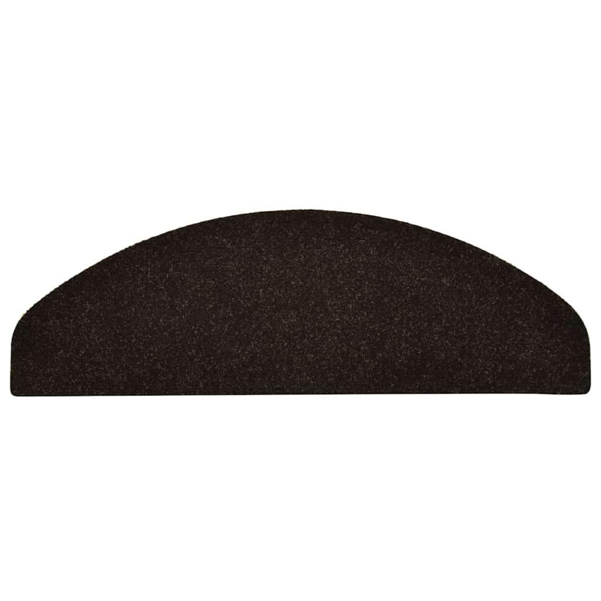 VIDAXL Tapis d'escalier autocollant 30 pcs marron fonce 65x21x4 cm