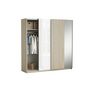 Voir la diapositive 5 : Armoire 2 portes coulissantes avec 1 miroir L203 ELIA