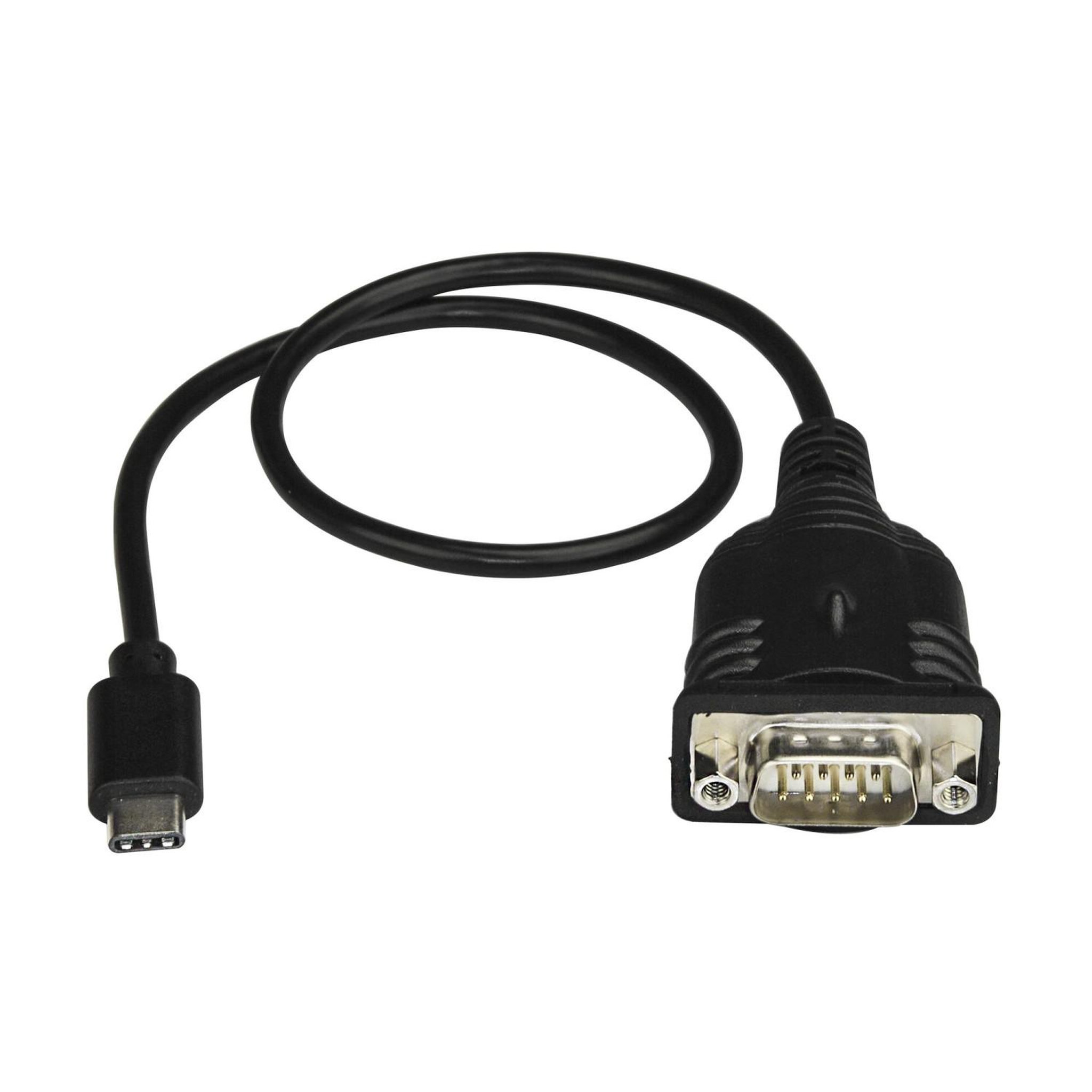 Voir la diapositive 3 : Startech Startech.com câble adaptateur usb-c vers série de 40 cm - convertisseur usb type c vers rs232 (db9) - câble série usb-c pour plcs/apis, scanners, imprimantes - m/m - windows/mac/linux