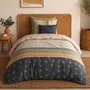 Voir la diapositive 1 : ATELIER DU COTON Parure housse de couette 100% coton 71fils bella