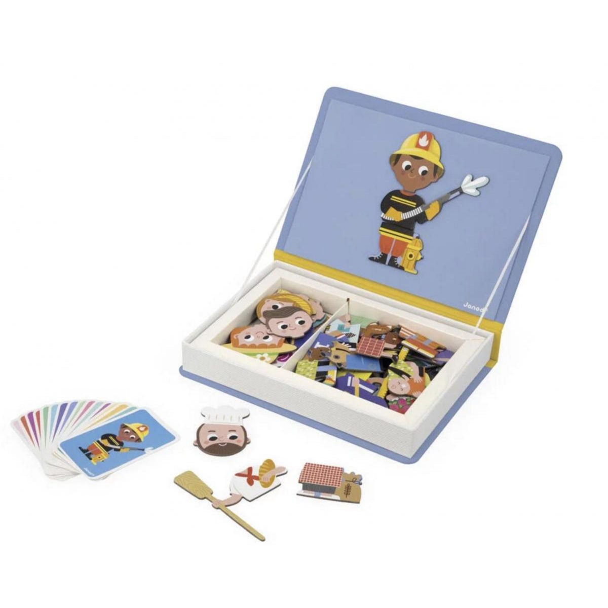 Juratoys-Janod Magneti Book theme Metiers