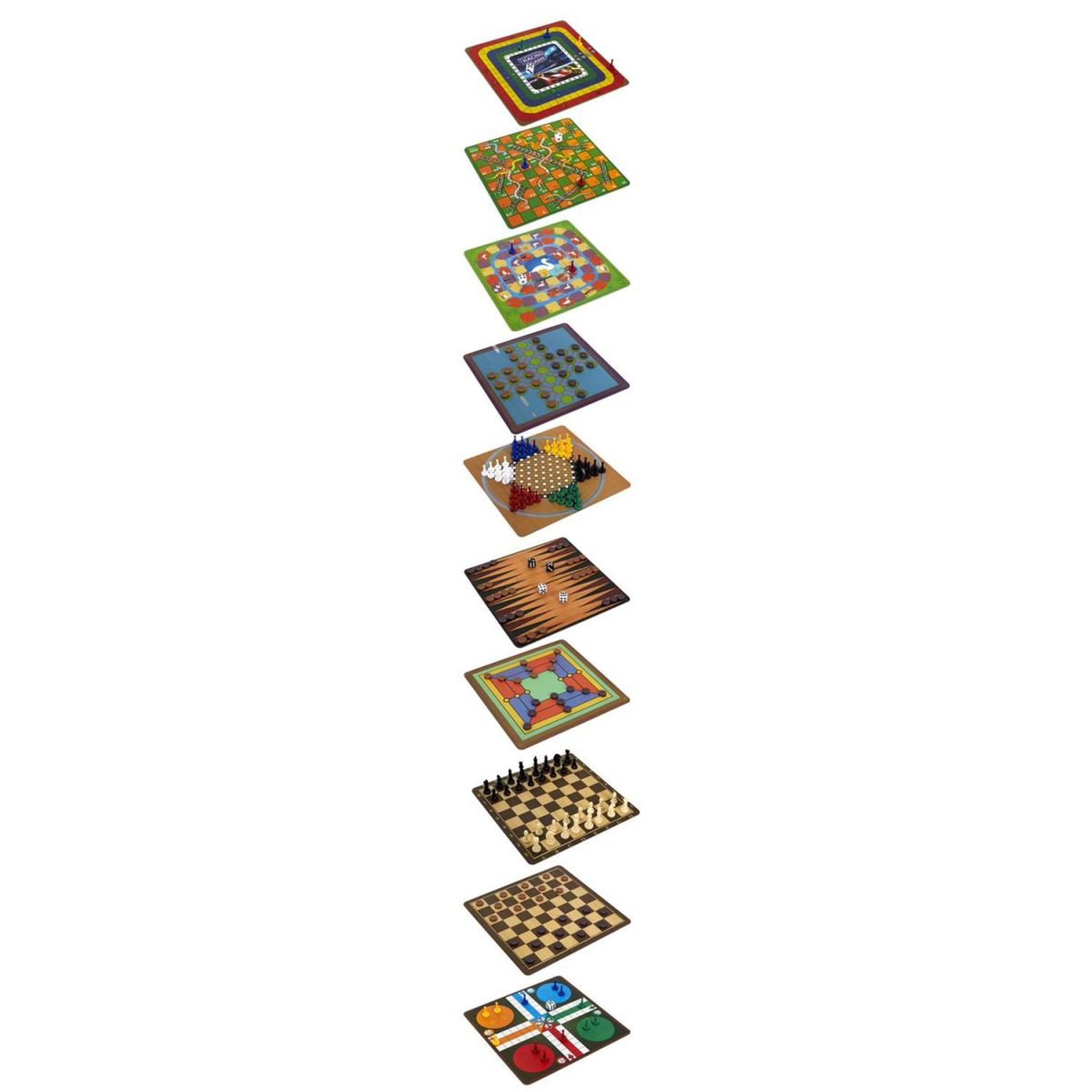 Voir la diapositive 5 : MISTER GADGET Coffret 100 jeux  classique  28cm multicolore