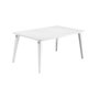 Voir la diapositive 1 : ALLIBERT JARDIN ALLIBERT JARDIN Table Lima 160 6 personnes - Design contemporain - Blanc