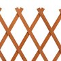 VIDAXL Cloture en treillis de jardin Orange 120x60 cm Bois de sapin