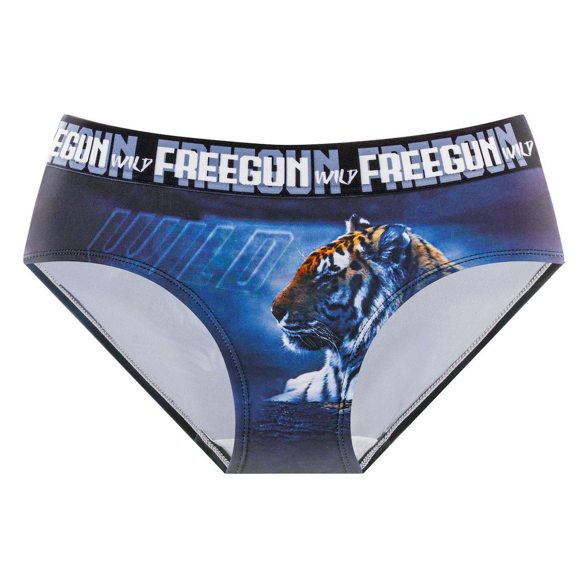 FREEGUN Lot de 4 culottes Femme Wild Animals