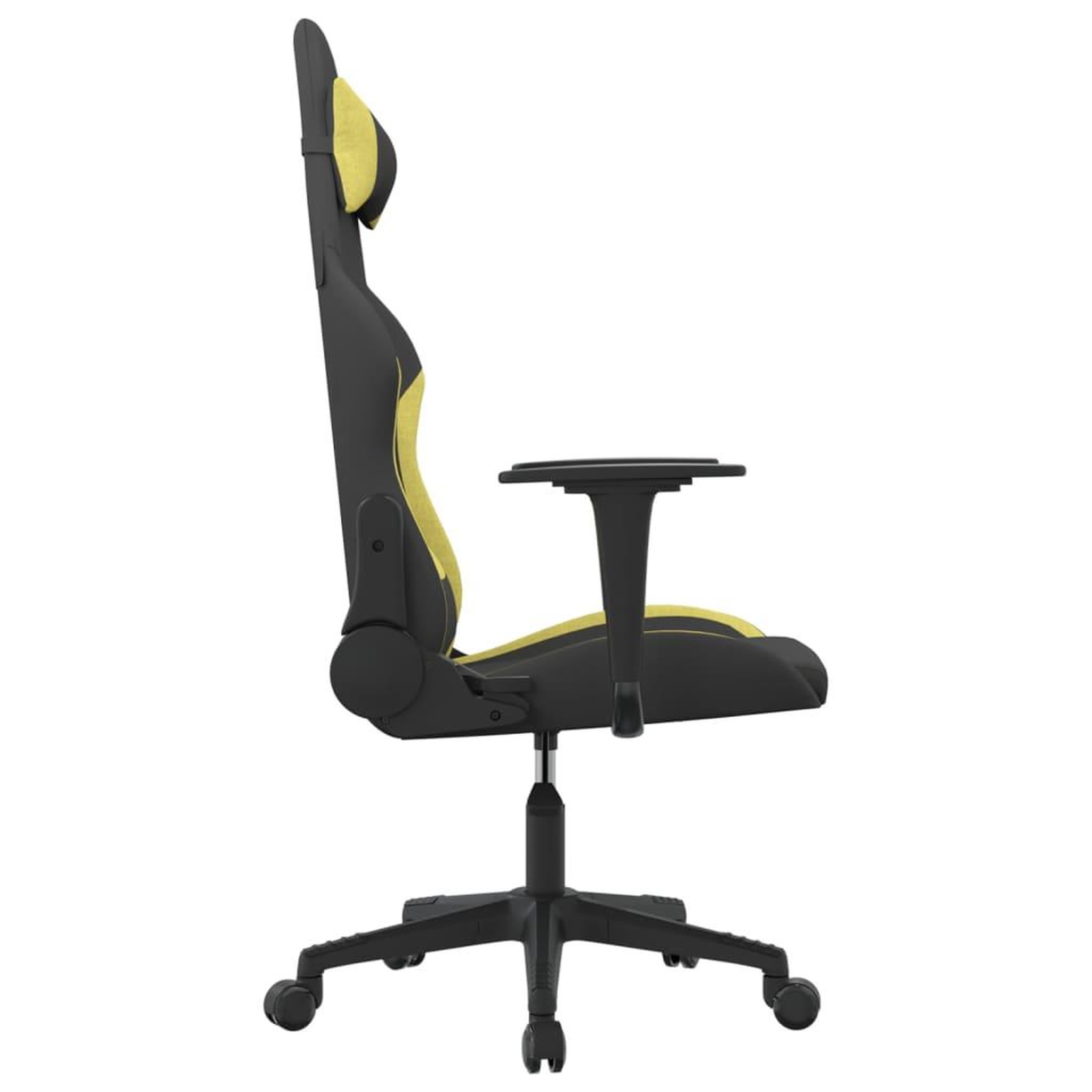 Voir la diapositive 4 : VIDAXL Chaise de jeu Noir et vert clair Tissu
